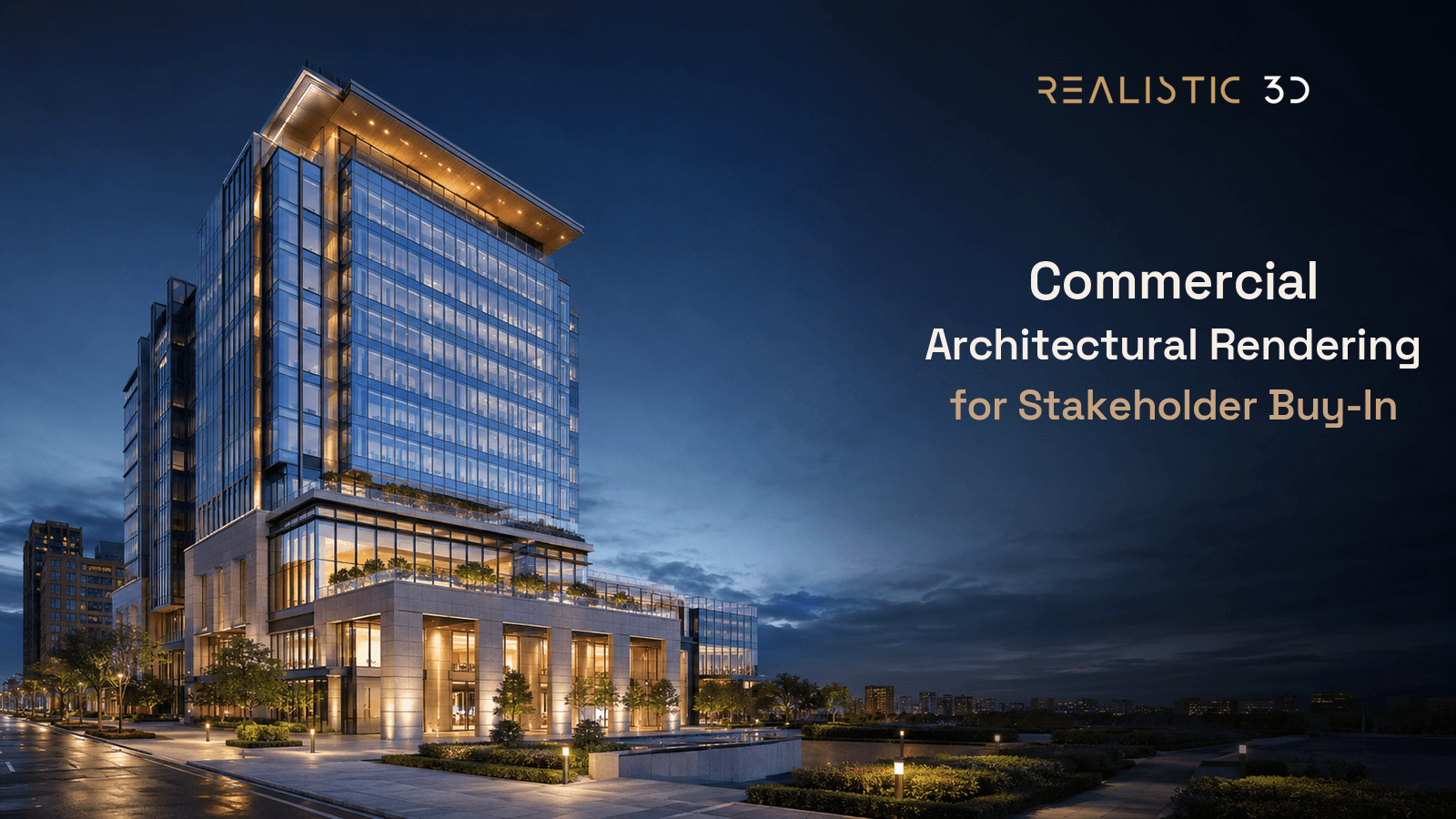 Commercial Architectural Rendering for Stakeholder Buy-In