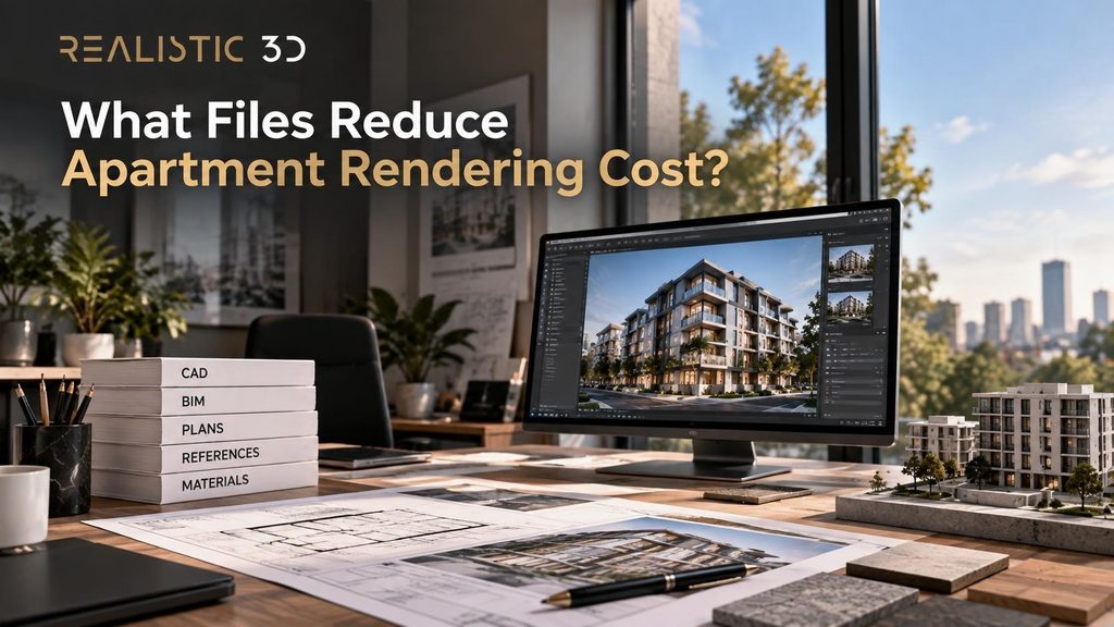 3D Apartment Exterior Rendering Cost: Full Price Guide