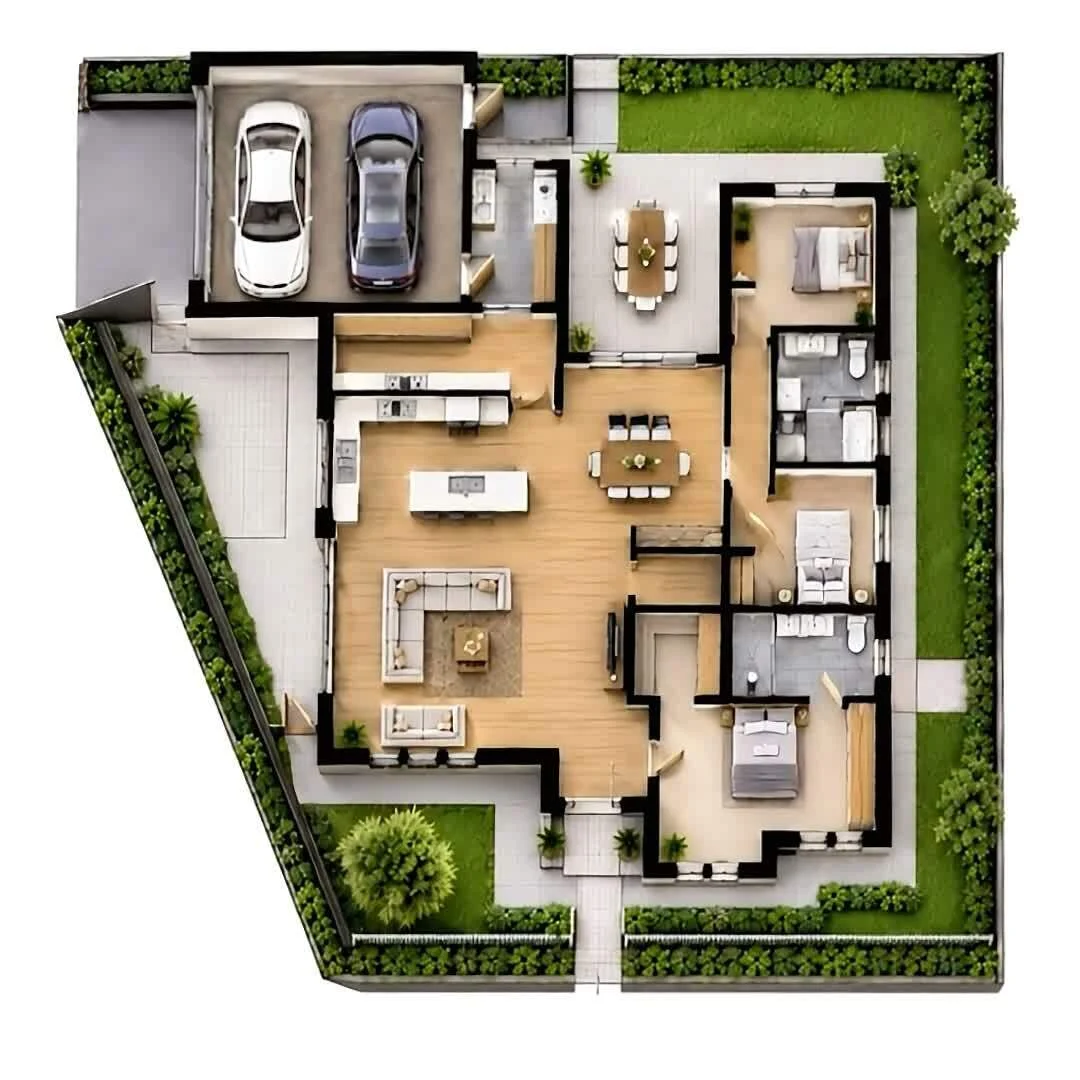 Sometimes, the difference between a floor plan and a finished space is simply being able to see it.