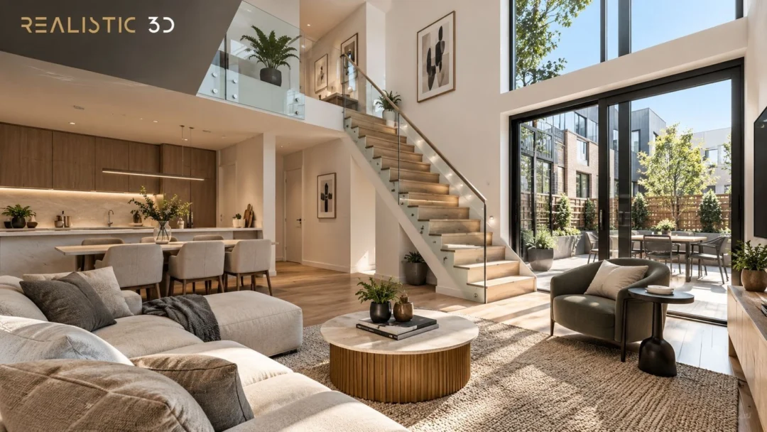 A townhouse can look clear on a plan - but understanding how each level connects is a different