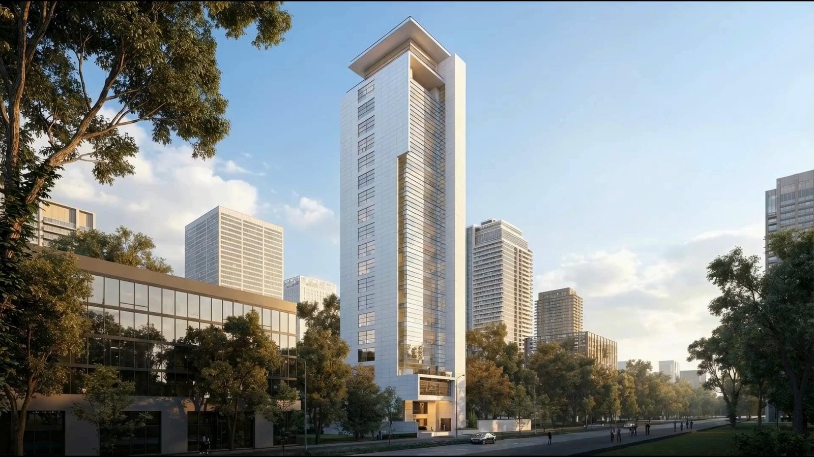 Premium High-Rise Apartment Development Render by Realistic3D